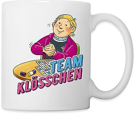 Spreadshirt TKKG Team Willi Klösschen Tasse, One size, Weiß