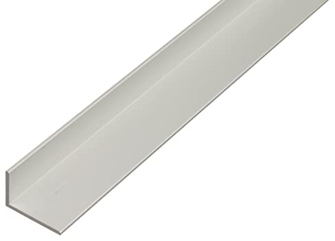 Alberts 471194 Winkelprofil | Aluminium, silberfarbig eloxiert | 2000 x 40 x 10 mm