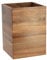 TENDANCE Poubelle de Salle de Bain 7.5L en Bois d'Acacia