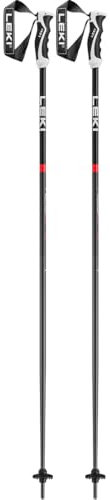 LEKI Neolite Skistöcke, Anthracite-Black-Bright red, 125CM