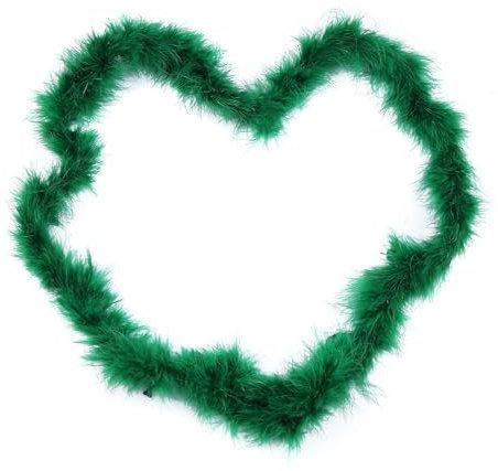 LICHENGTAI Flauschige Marabu Federboa, 2M Straußenfeder Schal Feder Boa Truthahnfedern für Bastelarbeiten Partyzubehör Damen Mädchen Halloween Cosplay Kostüm Tanzen Hochzeit Party