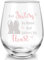 Joymaking Verre à vin sans pied pour sœurs, amies, verre à vin rouge, Sister Homme, verre à vin, meilleure amie, cadeau d'anniversaire, de Noël 38 ml