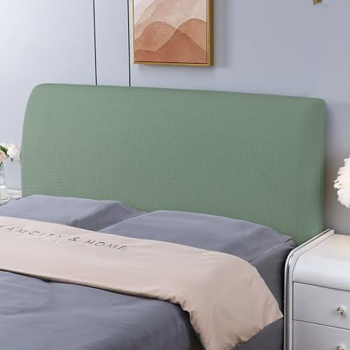 Blissio Bett Kopfteil Bezug,Stretchbarer Bettkopfteil Hussen,Kopfteil Abdeckung Bett,Staubdichte Schutzhülle,für Headboard for Bed Rückenschutz(150cm)
