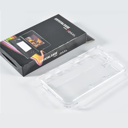 WEIAIFecy Coque de protection transparente ultra transparente pour 3DS XL, 3DS LL