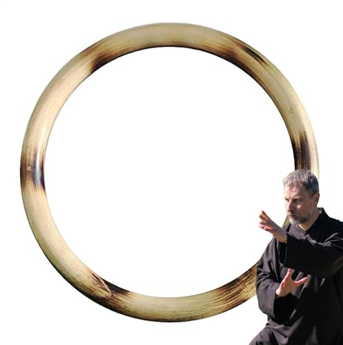 manhegari Kung Fu Rings - Rattan Circles Wing Chun Training Ring - Strength Devices, Martial Arts Supplies, Kung Fu Training Equipment for Women Indoor Gym