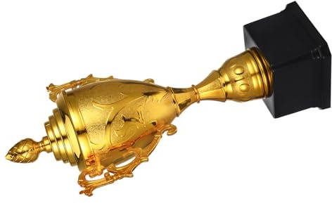 DECOMELODY Kunststofftrophäe mit Deckel Auszeichnung für Sieger Partydeko Sportwettbewerbe und Fotorequisiten Belohnungstrophäe Bunten Farben für Veranstaltungen