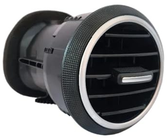 Rejilla De VentilacióN Para Audi Para A3 S3 8P 2008-2012 Conjunto De Salida De Aire Acondicionado De Rejilla De Ventilación Media De Coche(Black)
