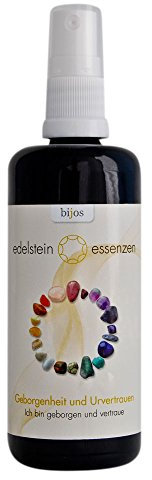 Bijos Edelstein Essenz - Geborgenheit und Urvertrauen (100 ml) - Hilft, sich vertrauensvoll in Sicherheit zu wiegen