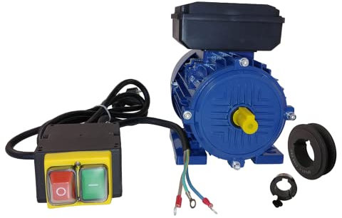 Motor 1,1KW / 1,5 PS einphasig 220 V für Beton mit Umlenkrolle und Kabel