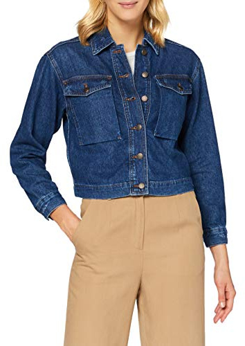 Sisley Jacket Giacca, Denim 902, 44 Donna