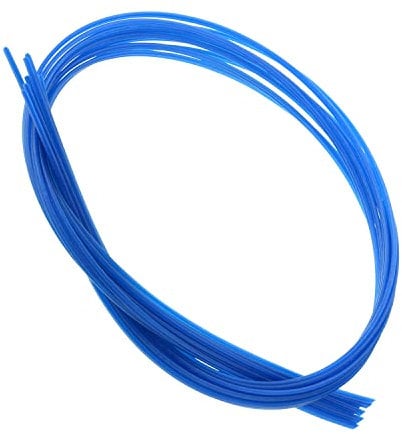 Othmro 10Pcs 3.28ft ABS Plastic Welding Rods, Blue 1/5x1/68 (WxTHK) ABS Plastic Shell Repair Rods Welder Sticks for Daily Plastic Repair, Car bumper Plastic Repair, Hot Air Gun