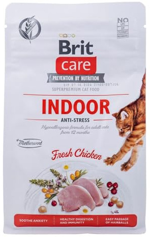 VAFO Praha s.r.o. Brit Care Cat Indoor Nassfutter 400G Anti-Stress GF