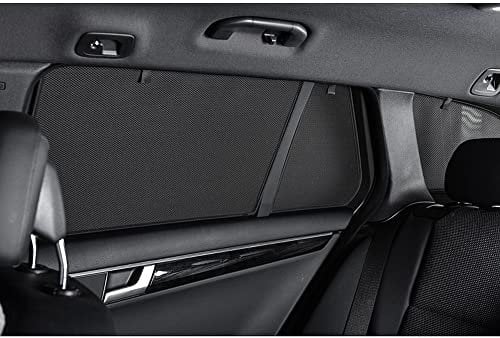Satz Car Shades (Hintertüren) kompatibel mit Cupra Formentor 2020- (2-teilig), Schwarz