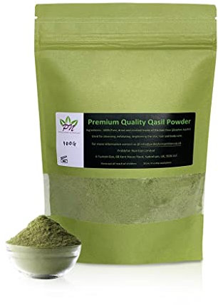 Priddyfair Nutrition Qasil Puder Somalia Gesichtsmasken Beauty Secret für Hautpflege, Körper, Haar Kopfhaut & Gesicht Akne Clay Maske Behandlung aus natürlichem Bio Gob Tree Green Leaf (Ziziphus