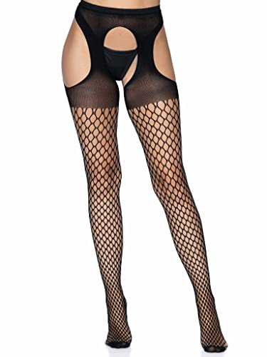 Leg Avenue Strumpfhose-85132 Strumpfhose Black Einheitsgröße