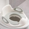 LZQ Kinder Toilettensitz WC Aufsatz, Kloaufsatz für Kinder 1-8 Jahren, Toilettentrainer mit Anti-Rutsch Polster, Griff, Rückenlehne und Spritzschutz(Weiß)