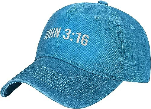 874 Baseball Cap Johannes 3:16 Gläubiger, Jesus Trucker Hut Mode Snapback Baseball Cap Klassisch Golf Caps Für Outdoor Running Reisen