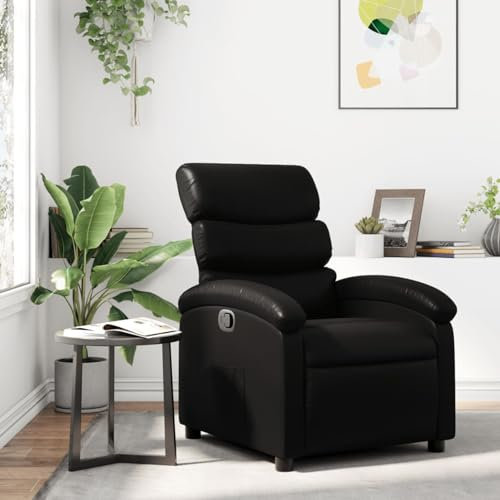 ZEYUAN Relaxsessel Schwarz Kunstleder, Relaxsessel, Fernsehsessel, Kinosessel, Gaming Couch - 371713