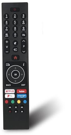 RC43137P Replacement Remote Control Universal for Bush Smart TV DLED32HDS DLED40FHDS DLED49UHDHDRS DLED43UHDHDRS DLED24HDSDVD