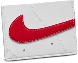 Nike Icon Air Force 1 Porte Carte Portefeuilles Cartes Crédit Permis Cartes Blanc, Standard, Décontracté