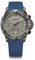 WENGER Herren Armbanduhr Seaforce Chronograph Ø 43 mm, Swiss Made, Analog Quarz, Wasserdicht bis 200 m, Silikon-Armband, Schwarz/Blau, 01.0643.126