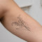 Inkster Tattoo -Geburtsblume Mai Maiglöckchen - vegane & wasserfeste Temporäre Tattoos für Erwachsene - EU-Kosmetikzertifizierte Farbe - revolutionäres 2 Wochen Tattoo | Premium Klebetattoos