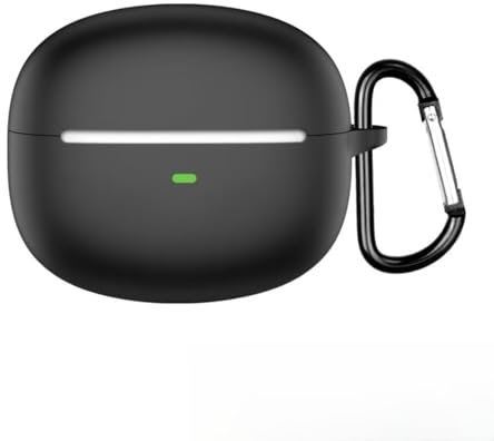 BAIDIYU Kopfhörer Hülle Kompatibel mit Baseus Bowie MC1, All-Inclusive, Sturzsichere, Weiche TPU Bluetooth Headset Schutzhülle Kompatibel mit Baseus Bowie MC1.(Schwarz)