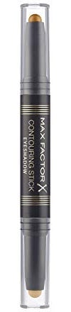 Max Factor Contouring Stick Eyeshadow Pink Gold & Bronze Moon – Lidschattenstift mit zwei schimmernden Farbnuancen für einen gelungenen Augenaufschlag – Mit cremiger Textur