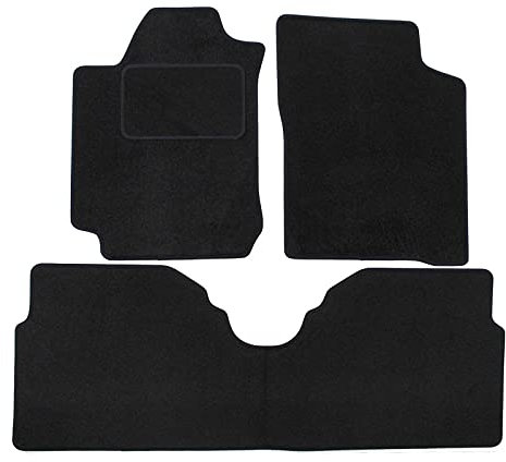 J&J AUTOMOTIVE | Velours Fußmatten Autotepiche Passend Für Megane Scenic 1997-2003, Genaue Passform, rutschfeste Untregrund, Verstärkt Im Pedalbereich