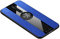 HAOYE Hülle für Oppo Reno 2, 360 Grad Ring Stand [Kompatible Magnetische Autohalterung] Schutzhülle, [TPU Rahmen] Handyhülle, Stoff - Backcover Cover Canvas Design. Blau