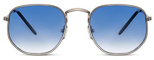 Cheapass Lunettes de soleil Unisexe Rondes Monture Rouge Mate Transparente avec des Verres Foncés Protection UV400 Hommes Femmes