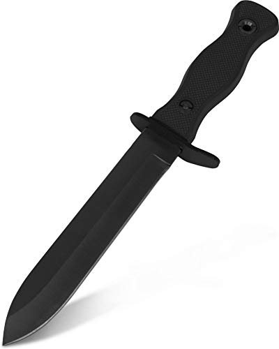 normani stabiles und Robustes Bundeswehr Kampfmesser Farbe Schwarz