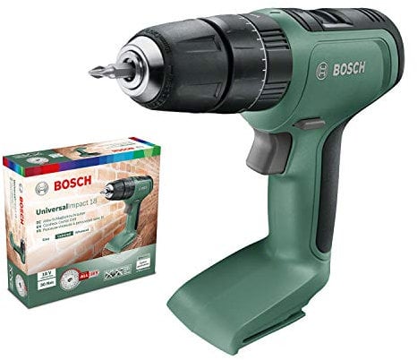 Bosch Akku Schlagbohrschrauber UniversalImpact 18 (ohne Akku, 18 Volt System, im Karton)