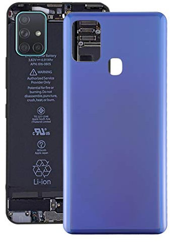 MDYHMC JBC ATY Batterie rückseitige Abdeckung for Samsung Galaxy A21S (Schwarz) (Color : Blue)