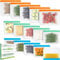 MHSEcoFriendly® Reusable Freezer Bags 15-Pack | BPA-Free, Degradable, Leakproof Ziplock | Medium, Large & XLarge | Food Storage Bags - Meal Prep, Batch Cooking, Meat Marination