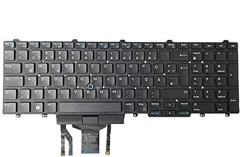 Tastatur für Dell Latitude E5550 E5570 E5580 E5590 02R2P6 mit Backlight deutsch