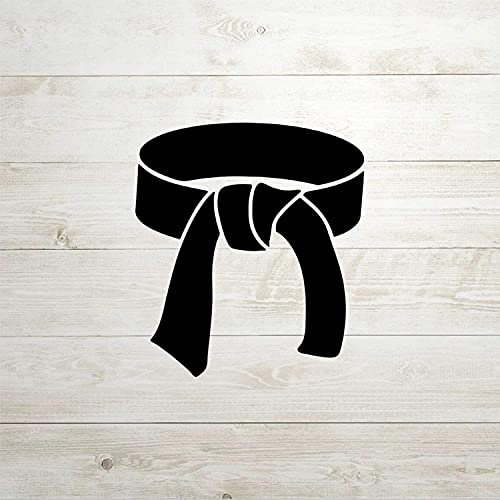 myrockshirt Gürtel Gurt Judo Karate Taekwondo freie Farbwahl 15 cm Aufkleber Autoaufkleber Sticker