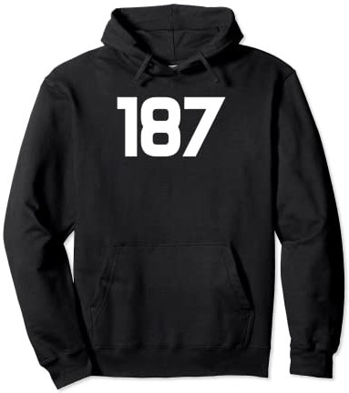 Cooles Merch Mit 187 Geschenk Idee T-Shirt Pullover Hoodie