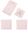 Oirlv 3 de Lot pochettes en microfibre pour bijoux avec coussinets Pochette cadeau avec fermeture à glissière pour collier, bagues et boucles d'oreilles(Rose)