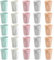 Engelland - 25 x Plastikbecher, Trinkbecher, bunte Mischung, Pastellfarben, 400 ml, Eichstrich, bruchfest, stapelbar, Mehrweg, Kunststoff, wiederverwendbar, Party-Becher, Trink-Glas