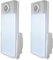 2 Pack Night Light Plug in Wall,3 in 1 Plug in Motion Sensor Light,Automatic Power Failure Emergency Light,Rechargeable LED Torch with Induction Charging,Energy Efficient for Hallway,Cupboard,Stair