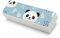 DOTBUY-SHOP Brillenetui Hardcase Groß, Panda-Druck Tragbare Hartschalen Brillenetui für Damen Herren Kinder Brillenbox Lesebrille mit Weichem Innenfutter und Brillentuch (Blau)