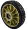 Ruota di ricambio per tosaerba Honda HRJ216/HR215/HR196, 27 x 27 x 8 cm, struttura in plastica resistente, ruota posteriore grigia resistente alle intemperie, compatibile con tosaerba semoventi