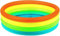 SunClub Piscina Gonfiabile per Bambini, 4 Anelli, 150 cm x 40 cm, Arcobaleno, 386 L