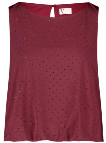 Vera Mont Damen Blusentop im Glitzer-Look