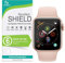 RinoGear Paquete de 6 protectores de pantalla para Apple Watch de 1.57 pulgadas (Series 6, 5, 4 SE), compatible con fundas, para Apple Watch Series 6, 5, 4, SE de 40 mm, accesorio de cobertura