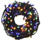 vidaXL Lichterkette mit 400 LEDs Weihnachtsbeleuchtung Innen Außen Weihnachtsdeko Party Beleuchtung Dekoration Weihnachten Mehrfarbig 40m 8 Lichteffekte