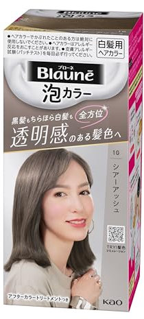 Kao Blaune Bubble Hair Color For Gray Hair - 1G Sheer Ash