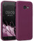 kwmobile Hülle kompatibel mit Samsung Galaxy A5 (2017) Hülle - weiches TPU Silikon Case - Cover geeignet für kabelloses Laden - Bordeaux Violett