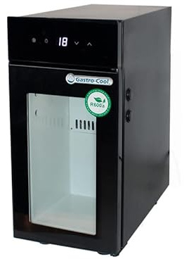 Gastro-Cool - Milchkühlschrank mit Glastür - Milchbehälter - digitaler Temperaturanzeige